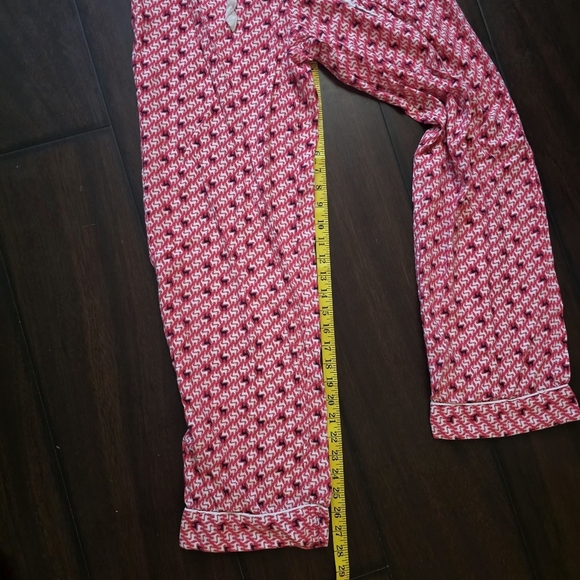 Victoria's Secret Deer 2 Piece Pajamas Pink White Black Size XS - Picture 13 of 16